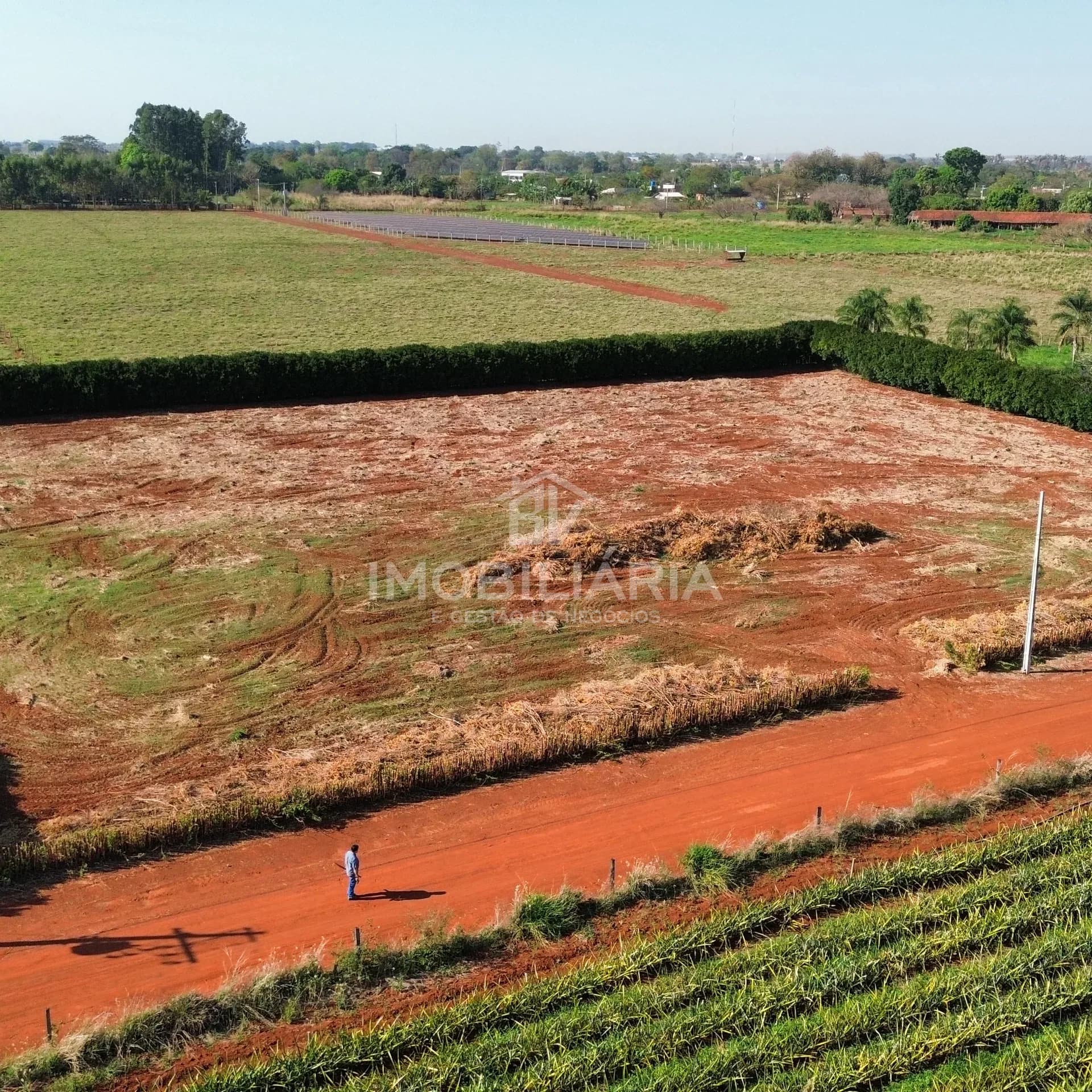 Chácara à venda na Linha 12 — vista aérea da chácara